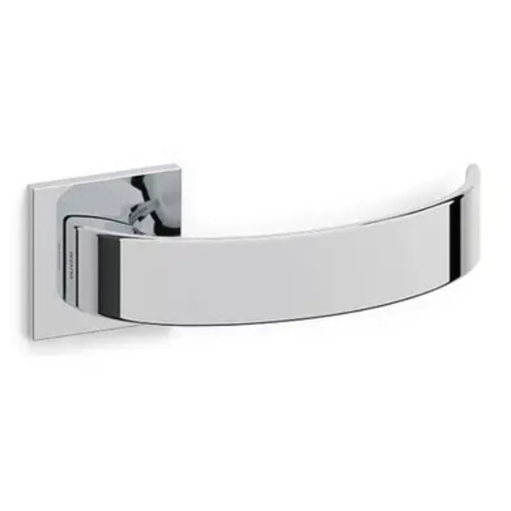 Olivari - Maniglia per porta Arc R+B CR M225RB8B-CR (ROSETTA E BOCCHETTA BASSA)