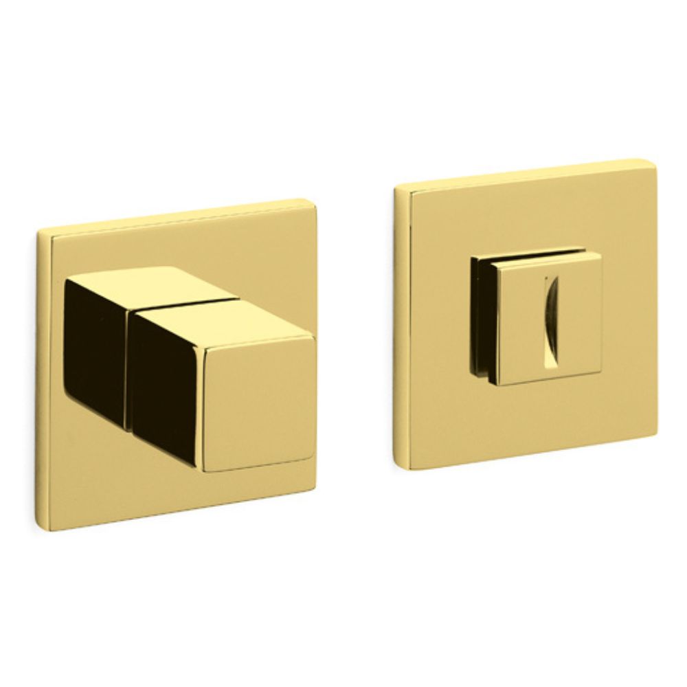 Olivari – Chiavistello CUBO ottone SUPERORO LUCIDO H136V6B ZL
