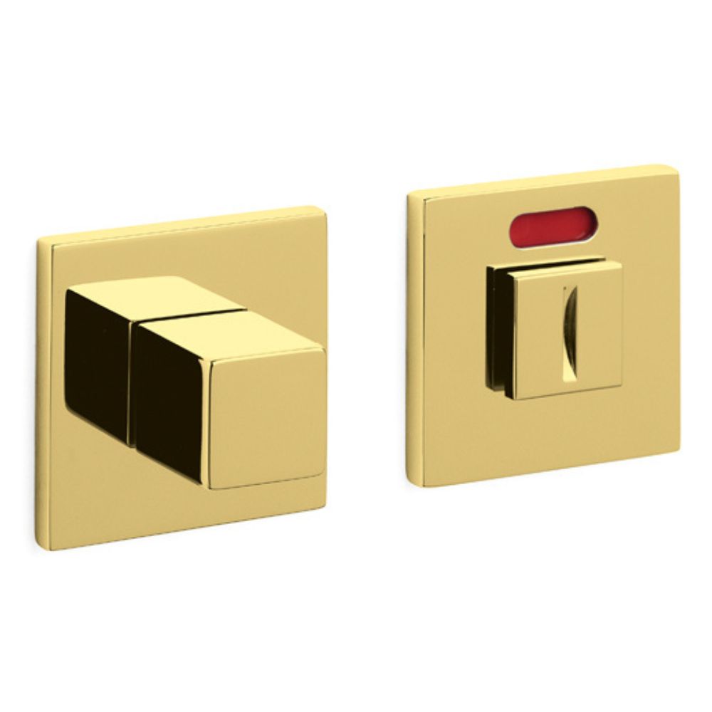 Olivari – Chiavistello CUBO ottone SUPERORO LUCIDO H136VF6B ZL