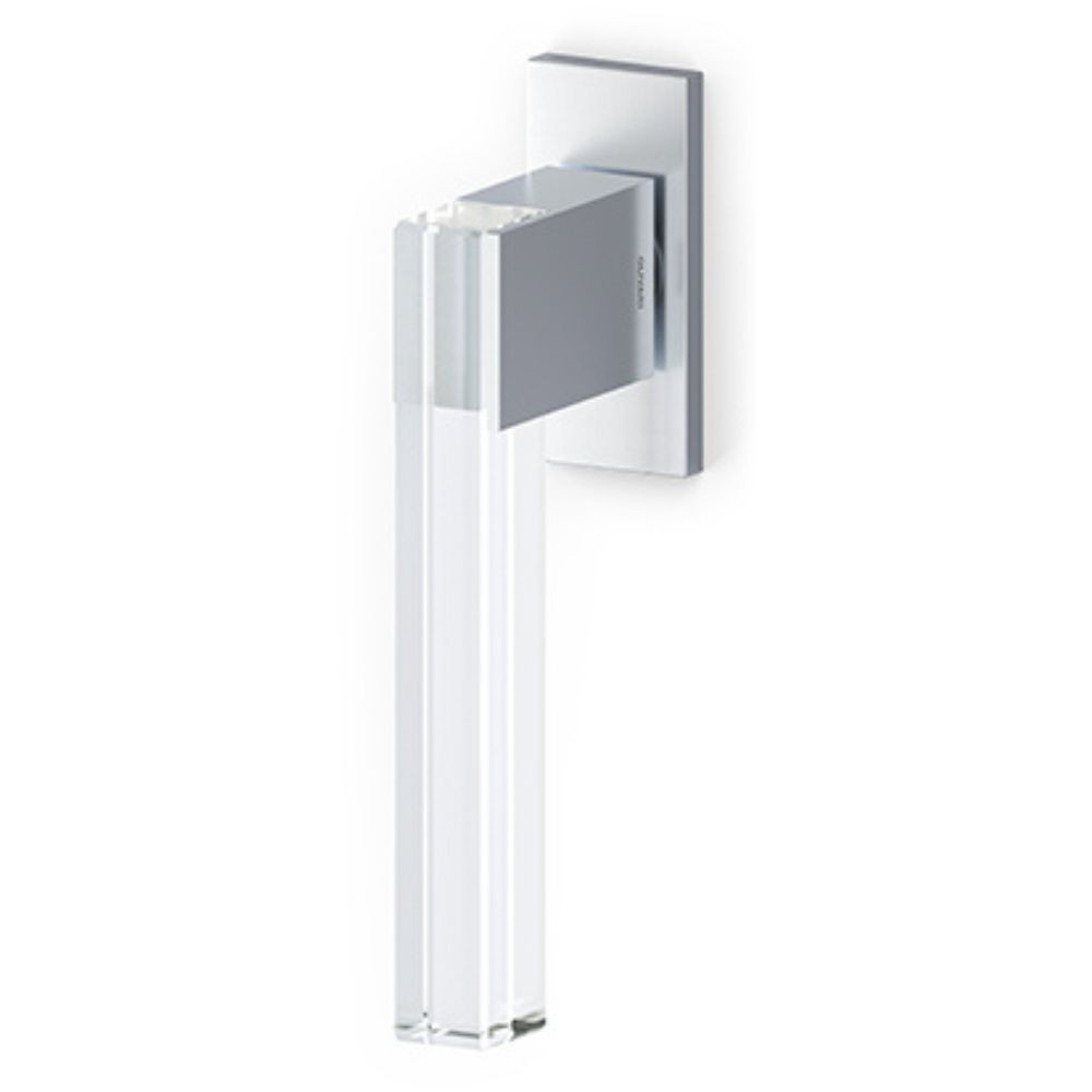 Olivari – DK ICE CUBE ottone CROMO SAT./TRASPARENTE K223B M6