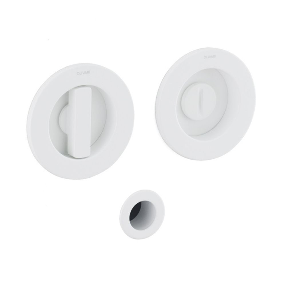Olivari – Man. inc. DANTE 1chiav. ottone BIANCO OPACO D132 BP