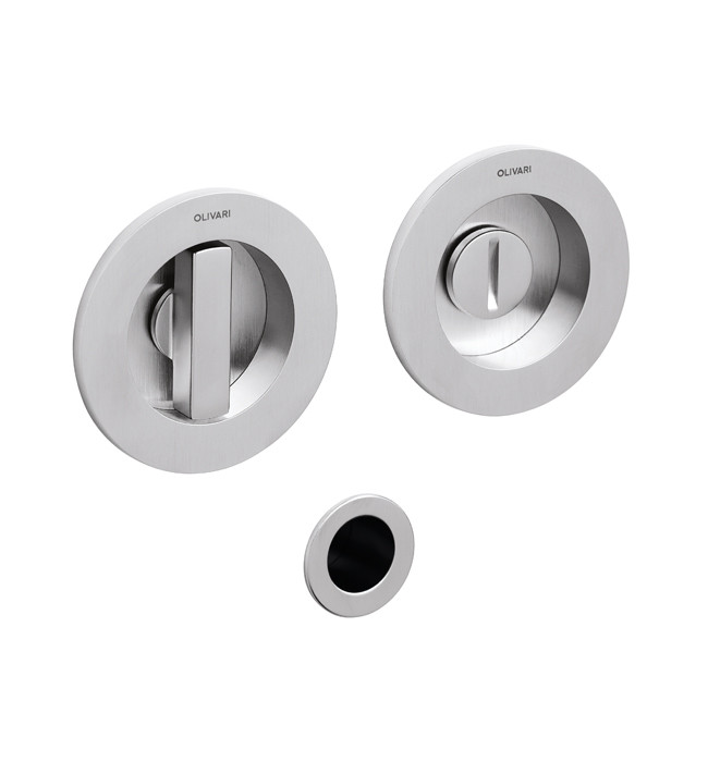 Olivari – Man. inc. DANTE 1chiav. ottone SUPERINOX SATINATO D132 IS