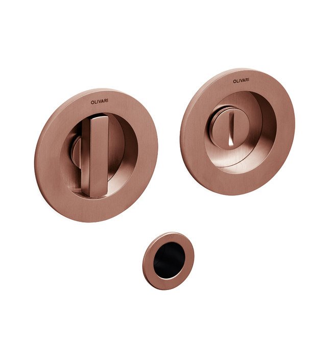 Olivari – Man. inc. DANTE 1chiav. ottone SUPERRAME SATINATO D132 RS