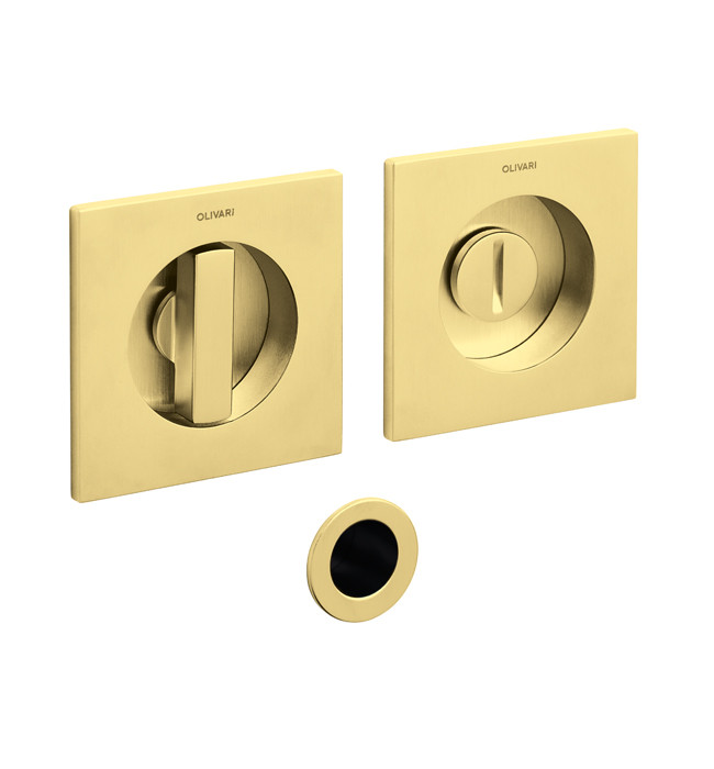 Olivari – Man. inc. GIOTTO Q 1chiav. ottone SUPERORO SATINATO D127 TS