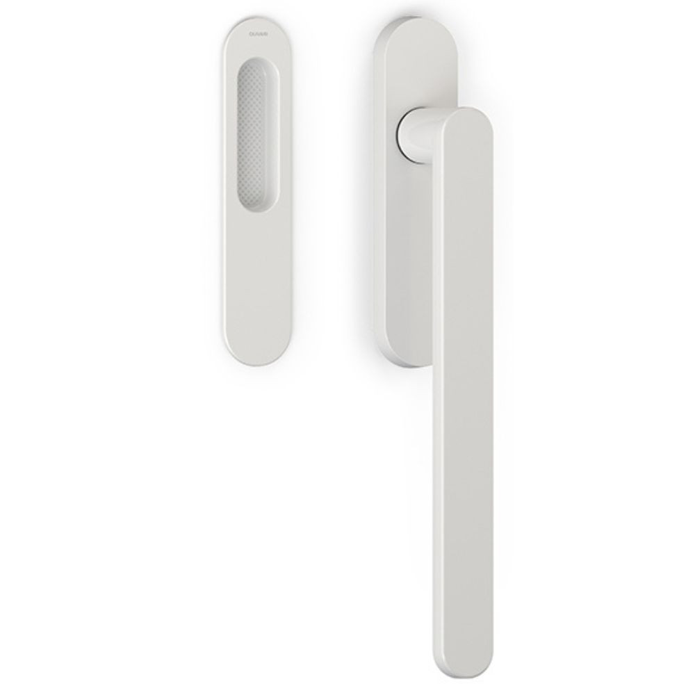 Olivari – Manigl. alzante LINK ottone BIANCO OPACO L126 BP
