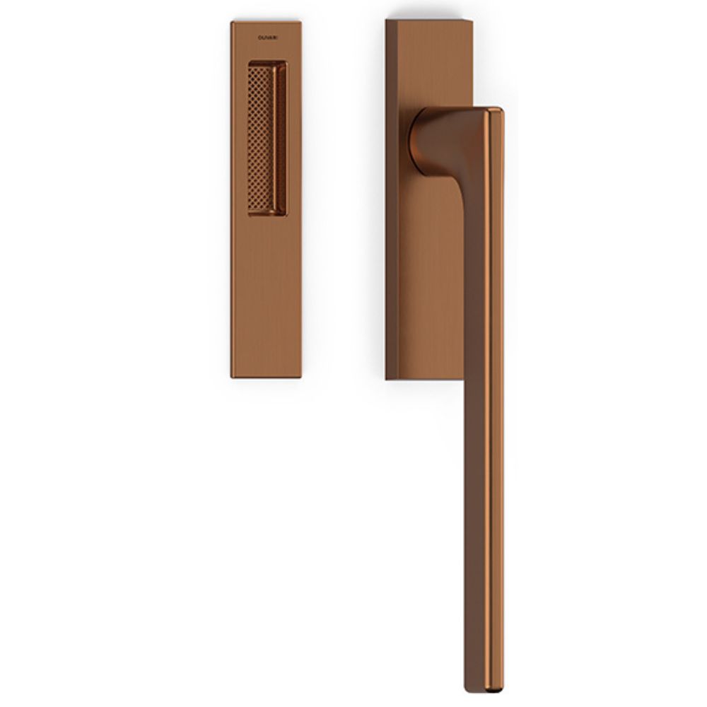 Olivari – Manigl. alzante LOTUS Q ottone SUPERRAME SATINATO L221 RS