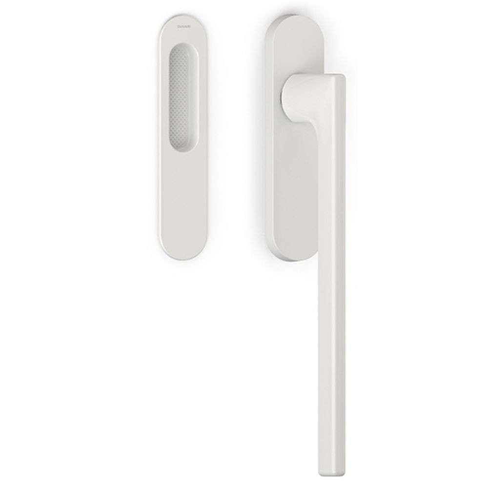 Olivari – Manigl. alzante LOTUS ottone BIANCO OPACO L211 BP