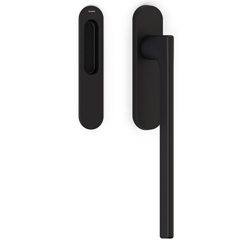 Olivari – Manigl. alzante LOTUS ottone NERO OPACO L211 NP
