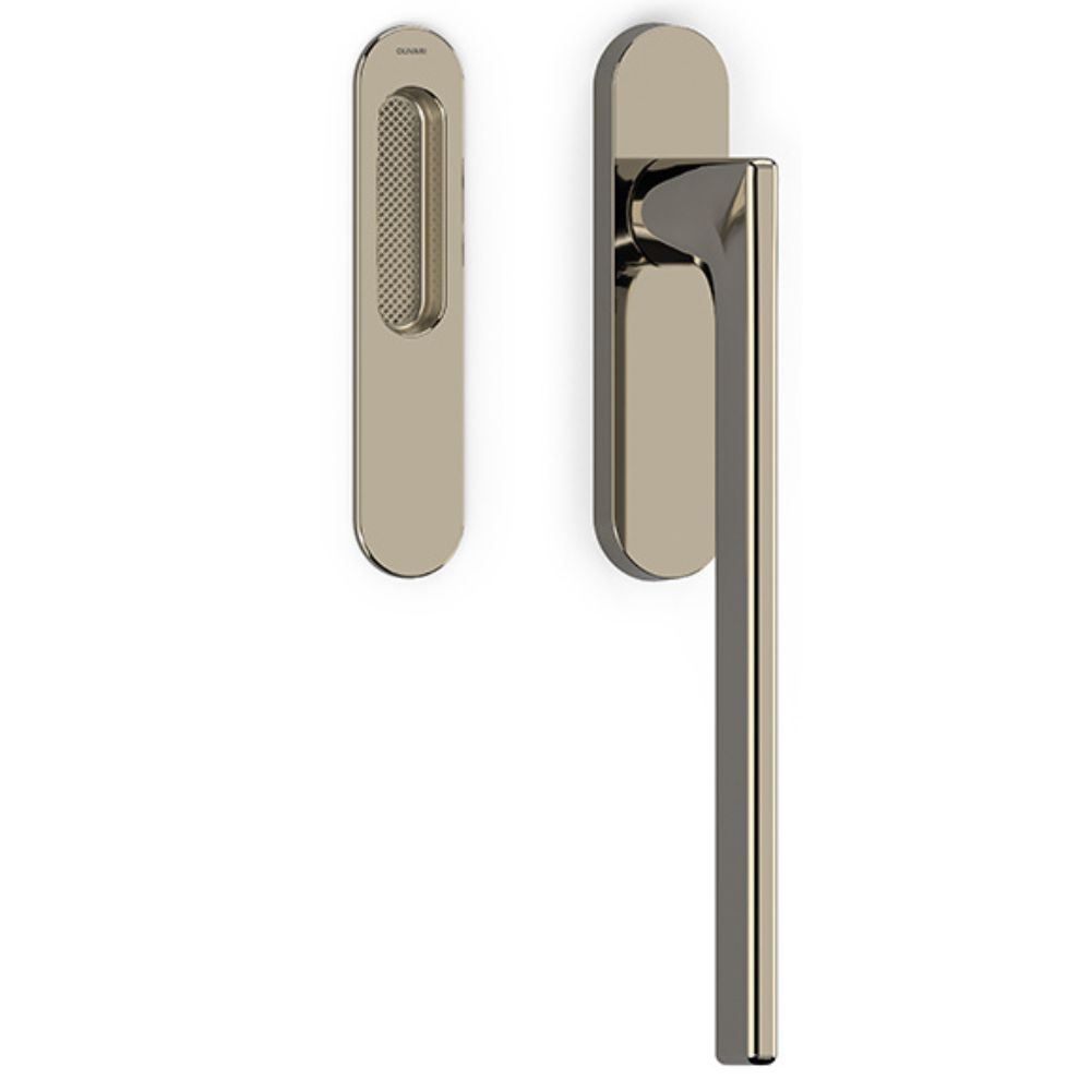Olivari – Manigl. alzante LOTUS ottone SUPERNICHEL LUCIDO L211 NL