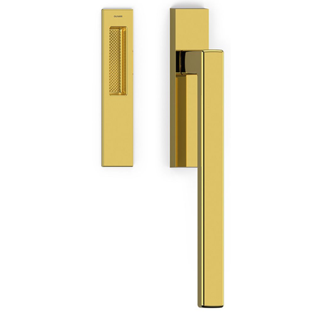 Olivari – Manigl. alzante PLANET Q ottone SUPERORO LUCIDO L121 ZL