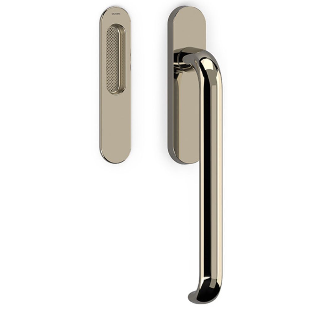 Olivari – Manigl. alzante POLO ottone SUPERNICHEL LUCIDO L101 NL