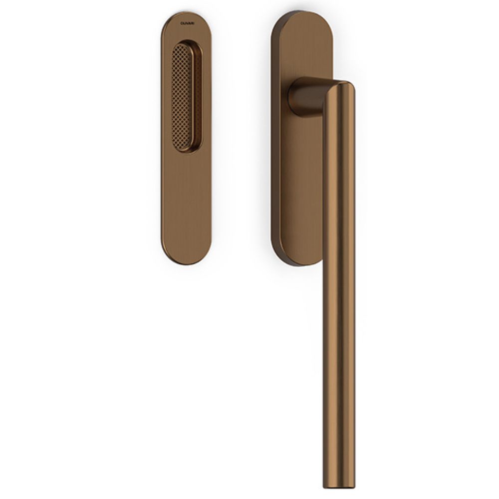 Olivari – Manigl. alzante SERENELLA ottone SUPERBRONZO SATINATO L116 DS