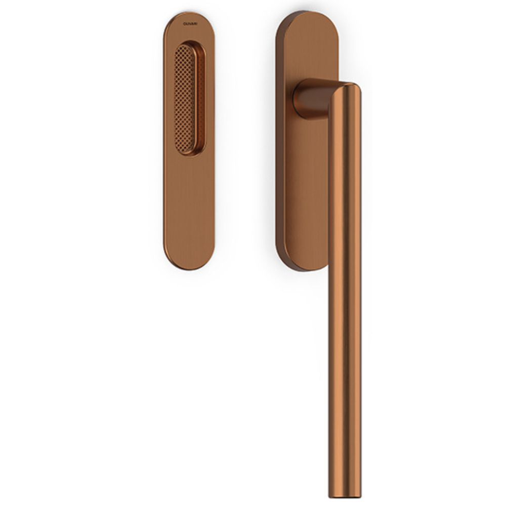 Olivari – Manigl. alzante SERENELLA ottone SUPERRAME SATINATO L116 RS