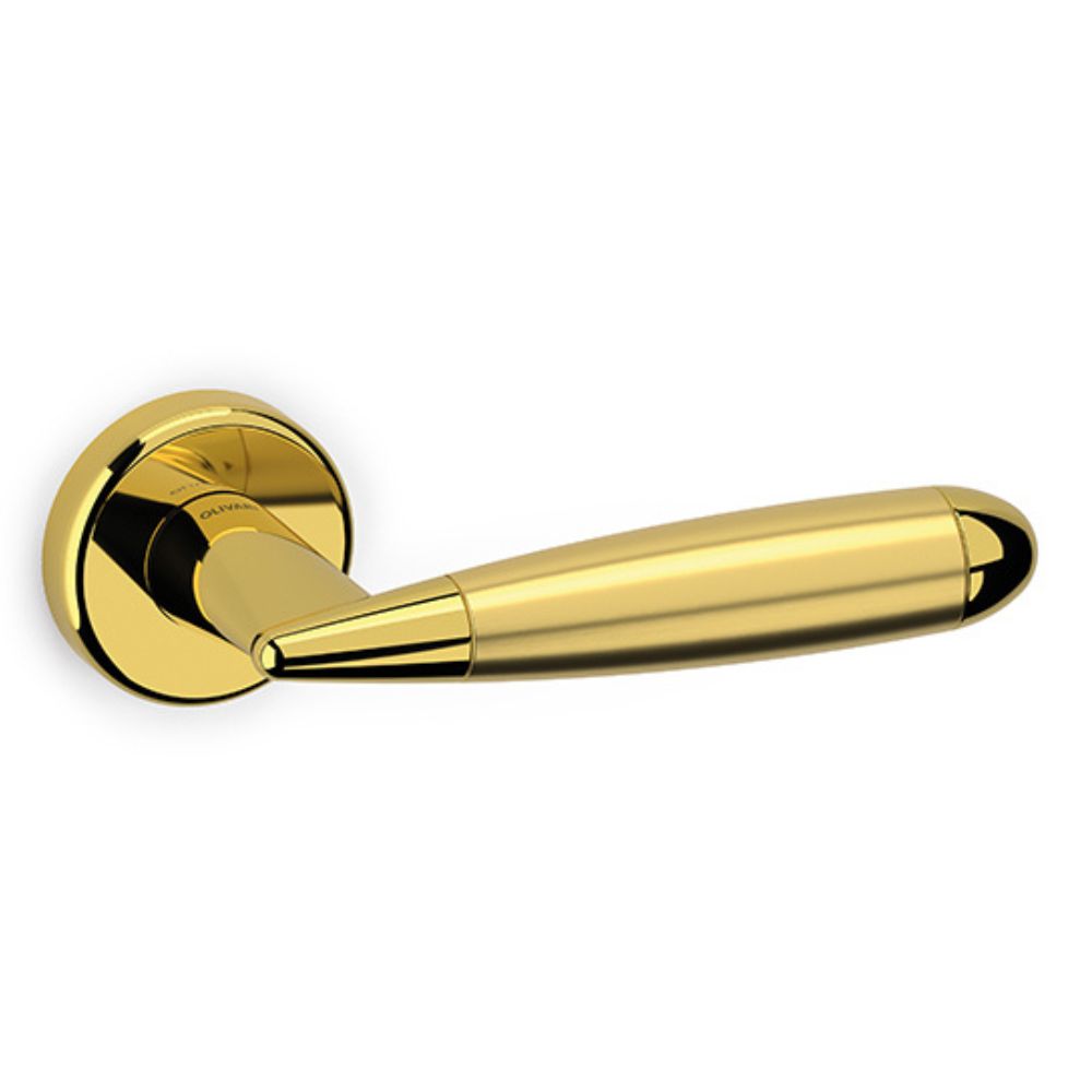 Olivari – Maniglia ASTER ottone SUPERORO LUCIDO/SATINATO M174RB8 ZT
