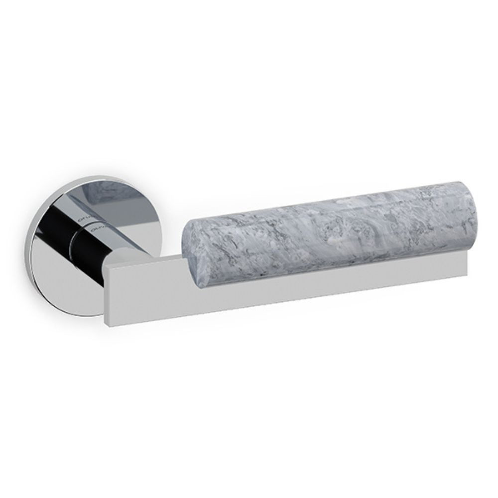 Olivari – Maniglia BAU ottone CROMO LUCIDO/GRIGIO M263RB8B CG