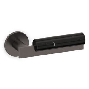 Olivari – Maniglia BAU ottone SUPERANTRACITE SAT/NERO M263RB8B UH