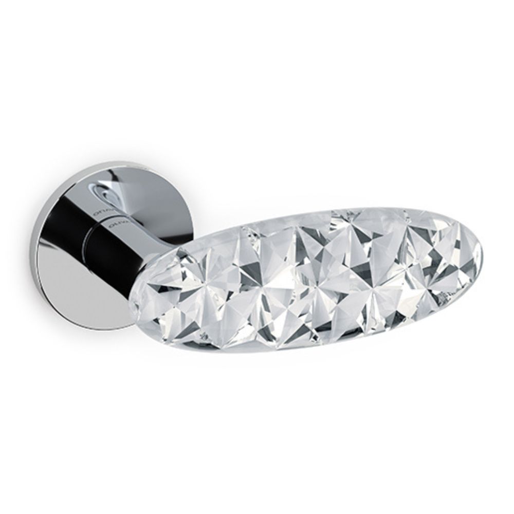 Olivari – Maniglia CRYSTAL DIAMOND ottone CROMO LUCIDO/TRASPARENTE M246RY8B C6