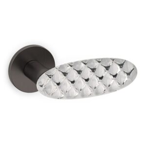 Olivari – Maniglia CRYSTAL ROYAL ottone S.ANTR.SAT./TRASPARENTE M245RB8B U6